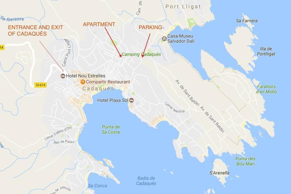 Pequeno Y Acogedor En El Centro De Cadaques Lejlighed Eksteriør billede